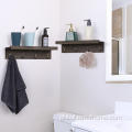 Wall Mounted with Shelf Coat Rack Wall Mounted Bathroom Towel Rack Factory